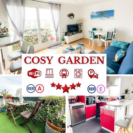 - Le Cosy Garden - Proche Rer A Et E - Paris Disney - Parking Et Wifi Gratuit ! Family Special Offer Champigny-sur-Marne Kültér fotó